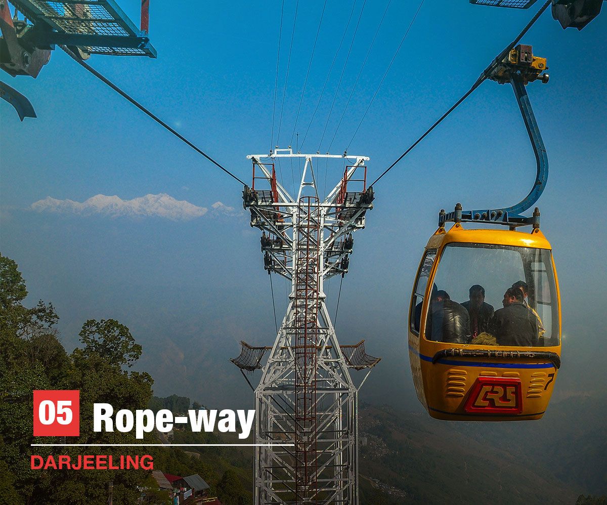 rope-way, Darjeeling